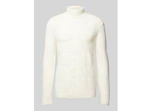 4067828443040 - Rollkragenpullover mit Label-Detail Modell Brian