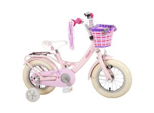 4067872151694 - TPFSports Ashley Kinderfahrrad - Mädchen - 12 Zoll - Rücktritt + Handbremse - Rosa