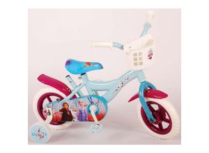 4067872151885 - TPFSports Disney Frozen 2 Kinderfahrrad - Mädchen - 10 Zoll - Fester Gang -Blau   Lila