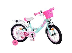 4067872152103 - TPFSports Ashley Kinderfahrrad - Mädchen - 16 Zoll - Rücktritt + Handbremse - Rosa Rot