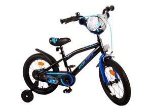 4067872152370 - TPFSports Super GT Kinderfahrrad - Jungen - 16 Zoll - 2 Handbremsen - Blau