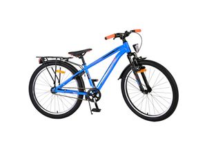 4067872154961 - TPFSports Cross Kinderfahrrad - Jungen - Rücktritt + Handbremse - 24 Zoll - Silber