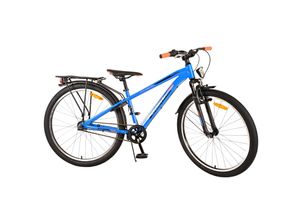 4067872155111 - TPFSports Cross Kinderfahrrad - Jungen - Rücktritt + Handbremse - 26 Zoll - 3 Gänge - Silber