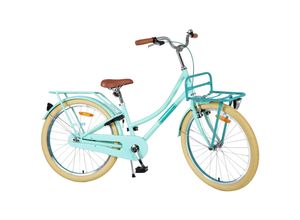 4067872156170 - TPFSports Excellent Kinderfahrrad - Mädchen - 24 Zoll - Rücktritt + Handbremse - Grün