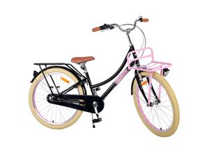 4067872156255 - TPFSports Excellent Kinderfahrrad - Mädchen - 24 Zoll - 3 Gänge - Rücktritt + Handbremse - Schwarz