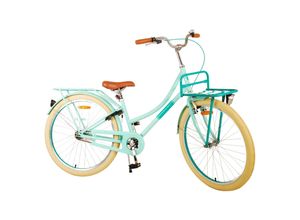 4067872156293 - TPFSports Excellent Kinderfahrrad - Mädchen - 26 Zoll - Rücktritt + Handbremse - Grün