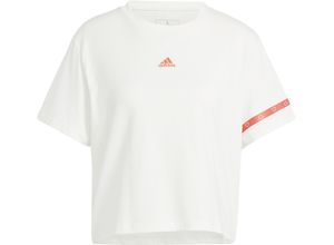 4067886553743 - adidas T-Shirt Rundhals für Damen weiß XS