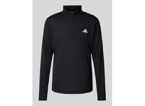 4067887347150 - adidas Train Essentials Funktionsshirt Stehkragen atmungsaktiv für Herren schwarz XL