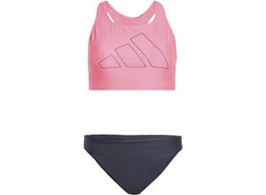 4067887363990 - adidas Bustier-Bikini Big Bars Racerback chlorresistent für Damen pink 40