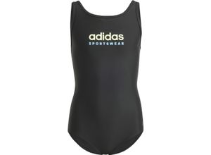 4067887716345 - adidas Performance Badeanzug Logo-Print sportiv für Kinder schwarz 170