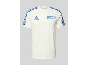 4067887730501 - T-Shirt mit Kontraststreifen Modell FIGC