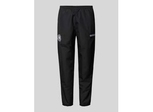 4067887967679 - Tapered Fit Sweatpants mit Label-Stitching 4067887967679 - Tapered Fit Sweatpants mit Label-Stitching