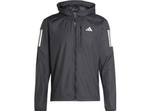 4067887989886 - adidas Trainingsjacke Own The Run Kapuze winddicht für Herren schwarz S