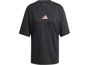 4067893224674 - adidas Tie-Ins Funktionsshirt Aero Ready-Technologie für Damen schwarz XXL