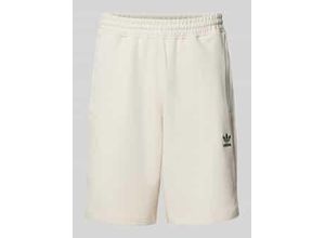 4067894706414 - Regular Fit Sweatshorts mit Label-Stitching