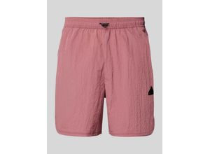 4067894730983 - Regular Fit Shorts mit Label-Detail