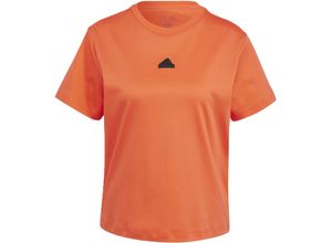 4067896104409 - adidas Brand Love T-Shirt Baumwolle für Damen rot XL