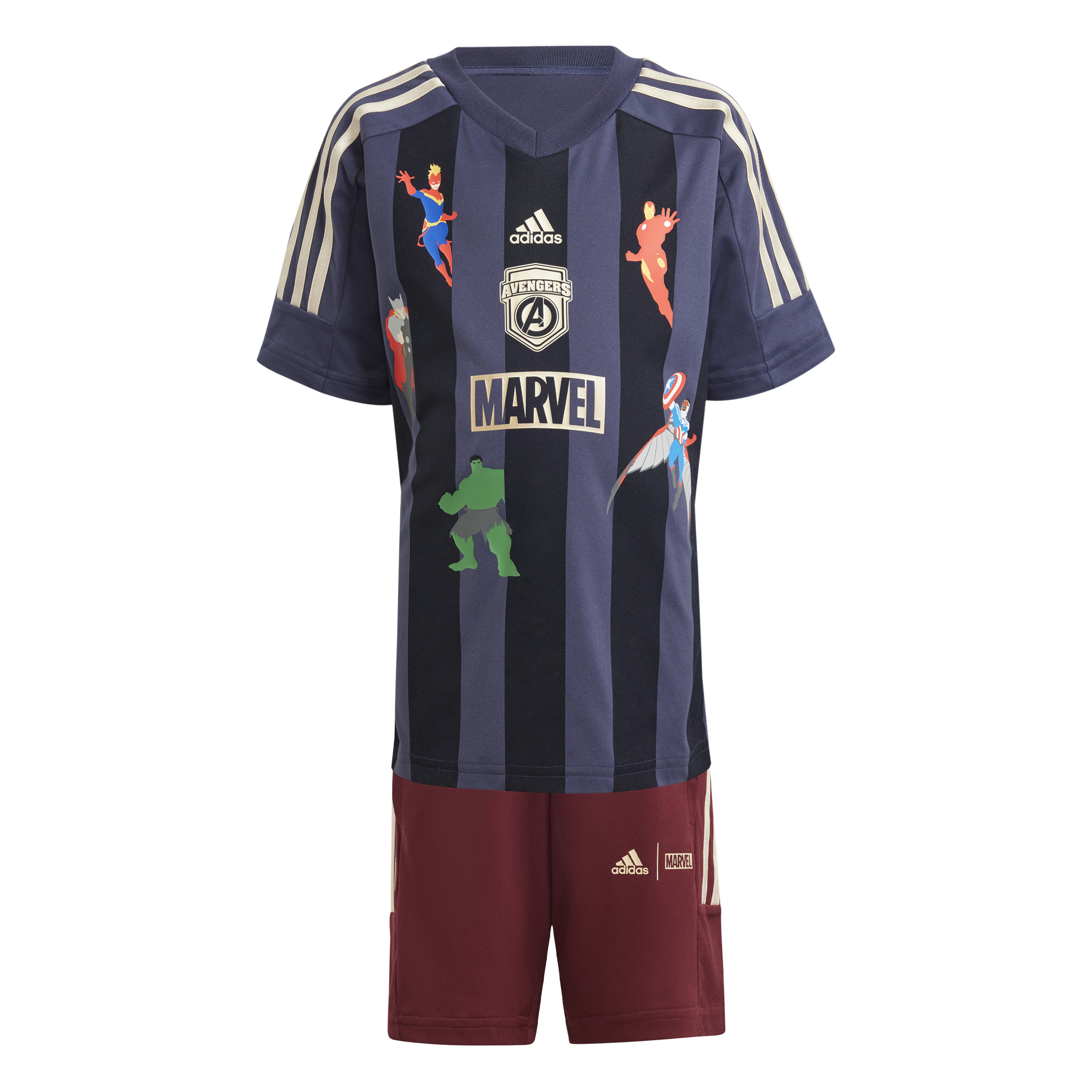 4067896586519 - Set aus Trikot und Shorts für Kinder adidas Marvel Avengers