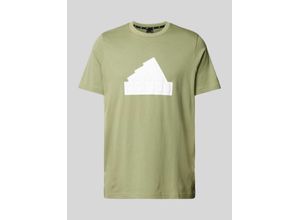 4067896672519 - T-Shirt mit Label-Print