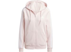 4067897135112 - adidas Essentials Sweatjacke Baumwolle Tunnelzug für Damen rosa XS