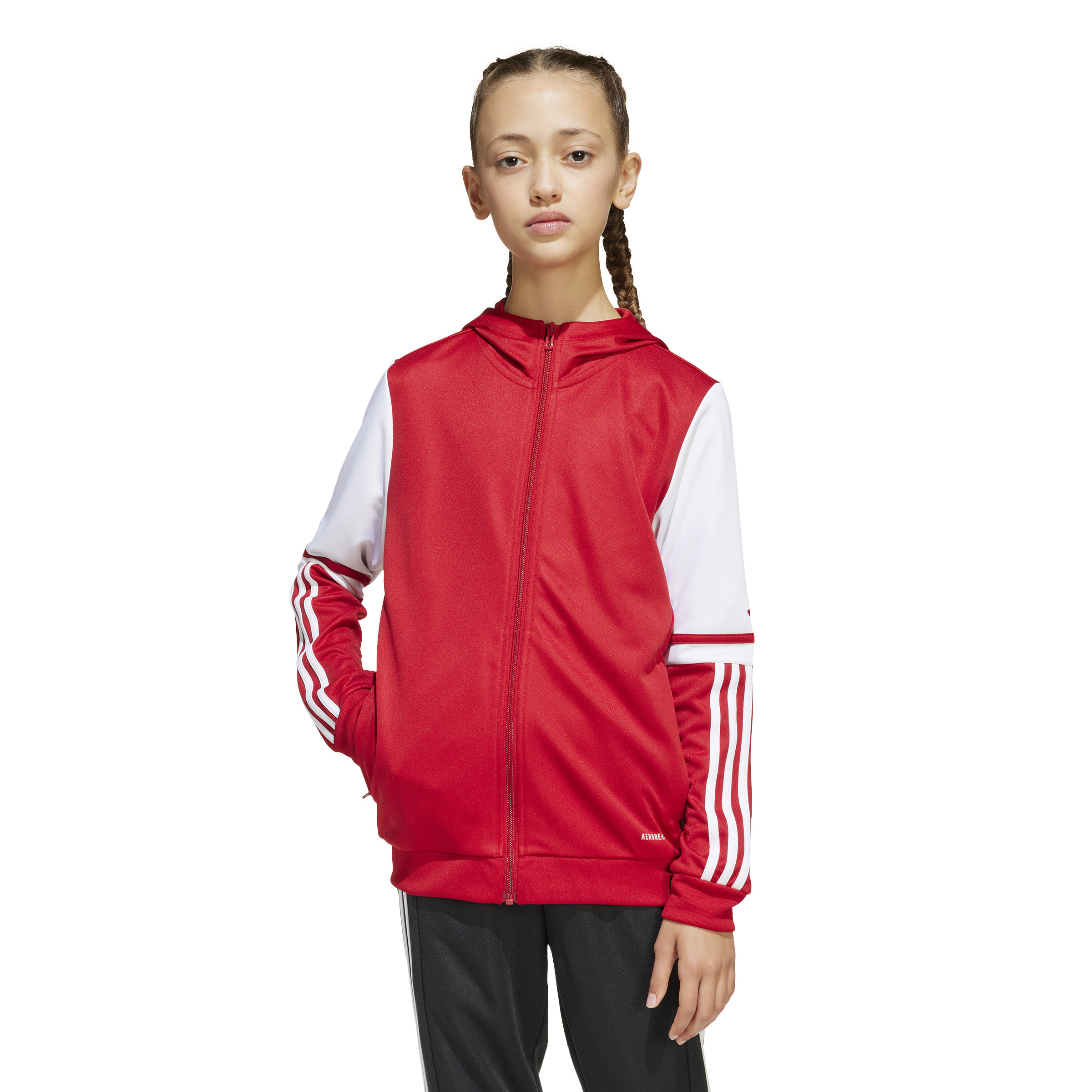 4067901281989 - Kinder-Trainingsjacke mit Kapuze adidas Squadra25