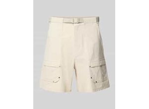 4067905760077 - Regular Fit Shorts mit Logo-Stitching 4067905760077 - Regular Fit Shorts mit Logo-Stitching