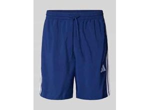 4067905766758 - Shorts mit Label-Stitching und elastischem Bund