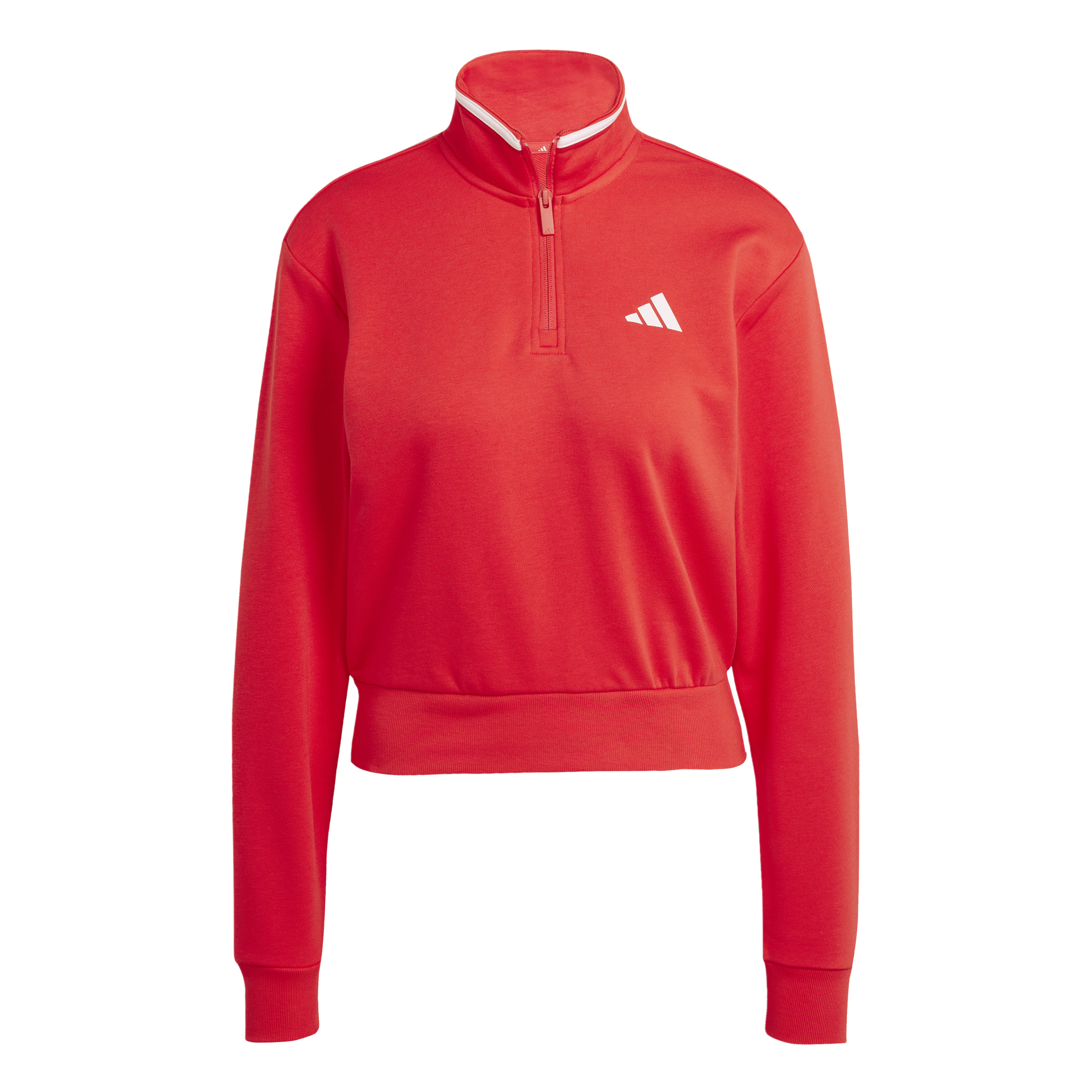 4067906146931 - Damen Sweatshirt Crop 1 4 Zip adidas Essentials Color Pop