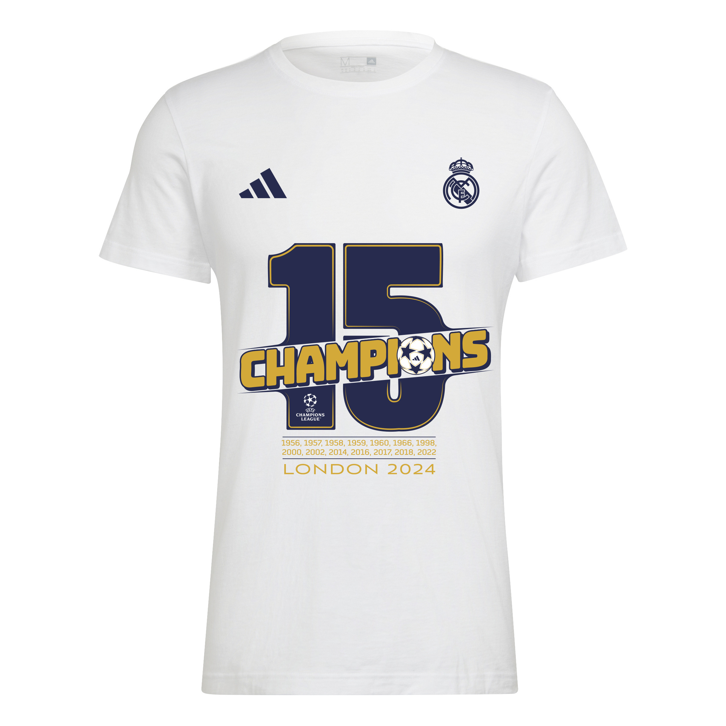 4067907397660 - T-Shirt Real Madrid UCL Winner 2024 25