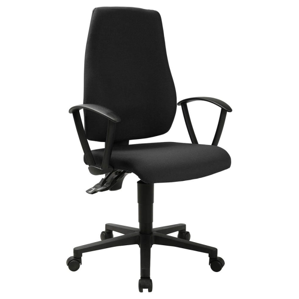 4067976999987 - Bürostuhl MAXX 500 M500RG20 Stoff schwarz Gestell schwarz 4067976999987 Topstar