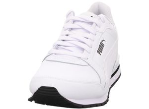 4067979484176 - PUMA® Sneaker ST Runner v4 Leder Logo-Details für Herren weiß 445