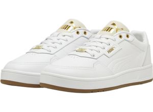 4067979670586 - PUMA® Court Classic Sneaker Emblem Leder für Herren weiß 46