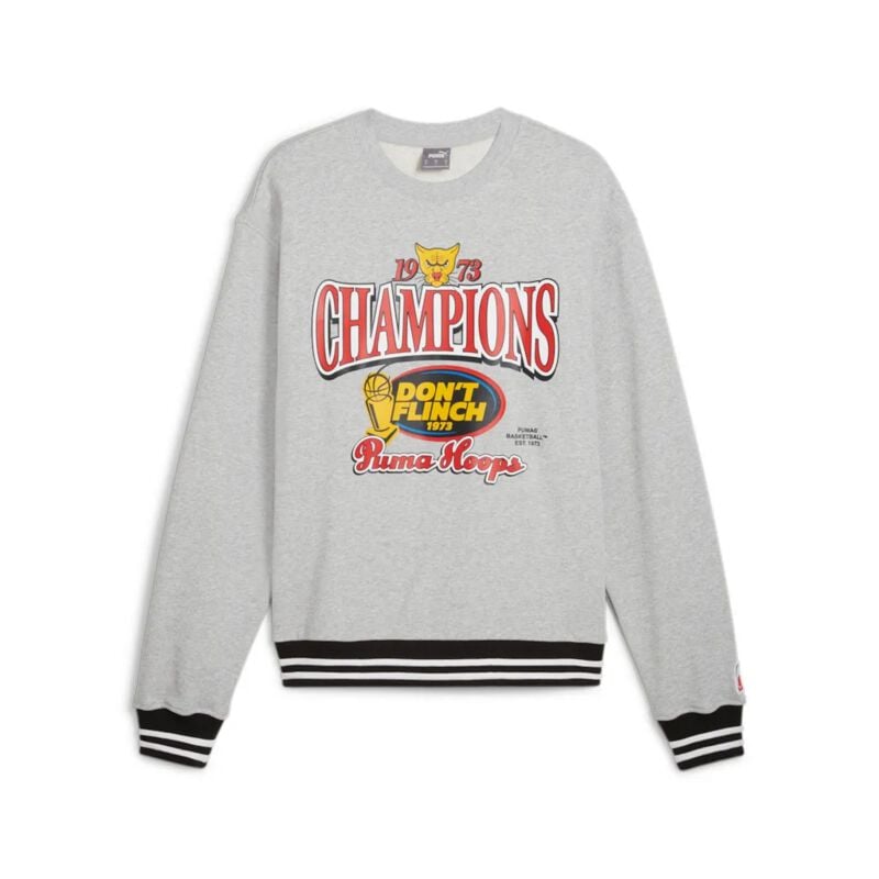 4067979958783 - Champs Crew Sweatshirt grau meliert in S