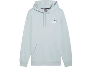 4067981050963 - PUMA® Essentials Hoodie Kängurutasche Logo-Detail für Herren blau S