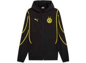 4067981179121 - PUMA® Prematchjacke Borussia Dortmund 04 2024 dryCELL Kapuze für Herren schwarz L