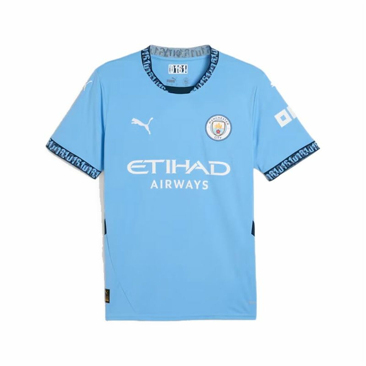 4067981377435 - Kurzarm-Fußballtrikot für Herren Manchester City 24 25 1ª