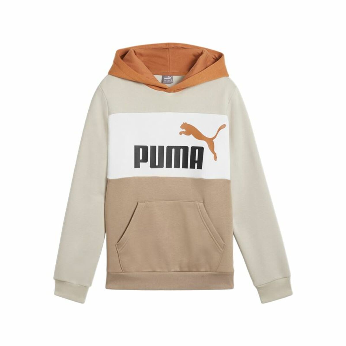 4067981411351 - Jungen Sweater mit Kapuze Essentials Block Braun 4067981411351 - Jungen Sweater mit Kapuze Essentials Block Braun