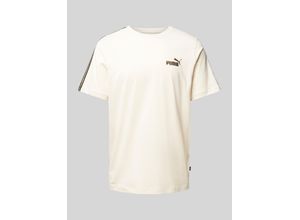 4067982592257 - T-Shirt mit Label-Print