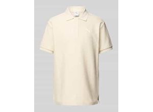 4067983103193 - Relaxed Fit Poloshirt mit Label-Stitching