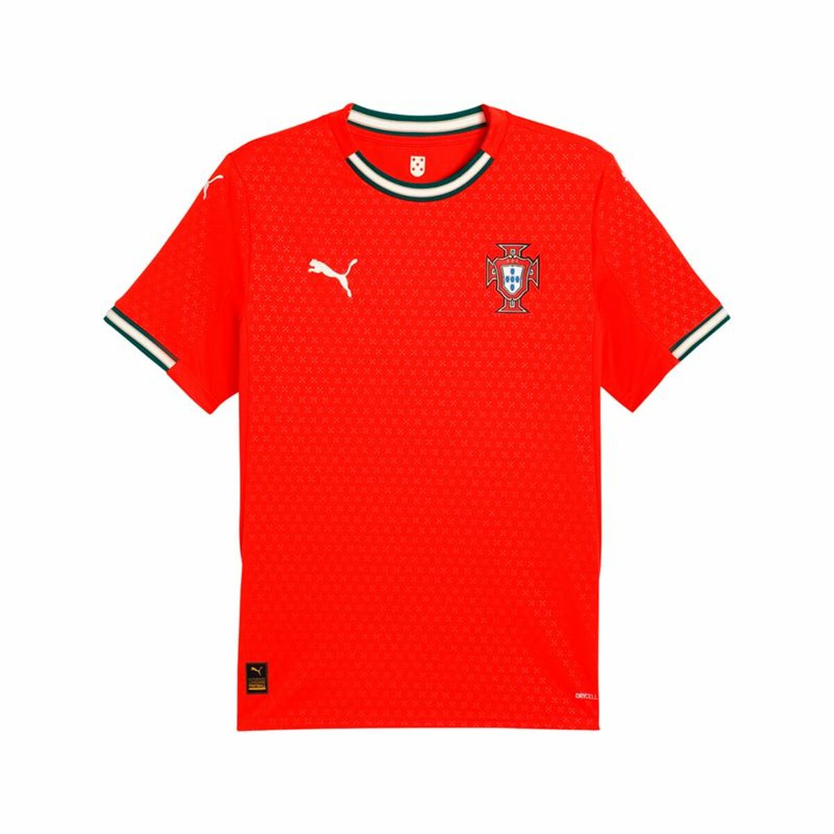 4067984120885 - Mens Short-sleeved Football Shirt Portugal Home Repl Red