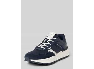 4068066487179 - Low Top Sneaker aus Rindleder und Mesh