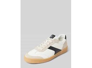 4068066508096 - Low Top Sneaker aus edlem Rindsleder mit Veloursleder kombiniert