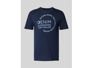 4068127130136 - Regular Fit T-Shirt mit großem Label-Schriftzug