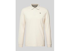 4068127222848 - Regular Fit Langarmshirt in Piqué-Optik aus reiner Baumwolle