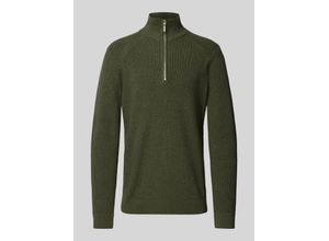 4068127316820 - Regular Fit Strick Troyer Strukturierter Strick Troyer