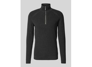 4068127317025 - Regular Fit Strick Troyer Strukturierter Strick Troyer