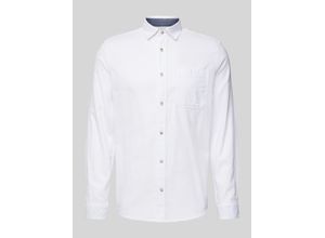 4068127317377 - Regular Fit Hemd mit Strukturmuster aus reiner Baumwolle