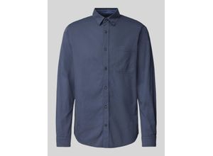 4068127317636 - Regular Fit Hemd mit Strukturmuster aus reiner Baumwolle