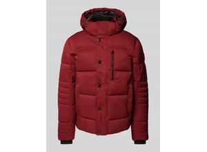 4068127456908 - Regular Fit Steppjacke aus atmungsaktivem Material mit abnehmbarer Kapuze