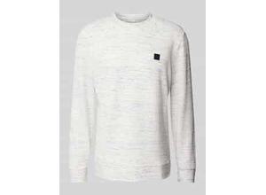 4068127737793 - Regular Fit Sweatshirt aus Baumwoll-Mix in Melange